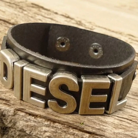 Diesel Black and Silver Men's Bracelet - Picture 3 of 4